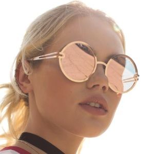 🎉HP🎉 NWOT Quay Australia Ukiyo Gold Sunglasses